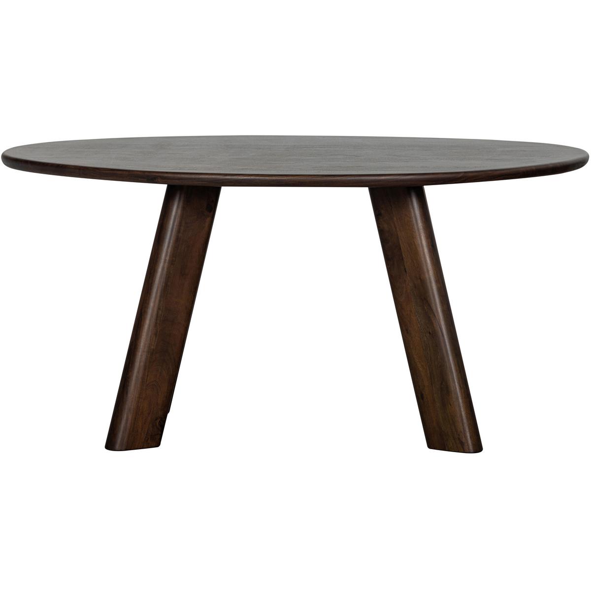 Esstisch Roundly Holz - Walnussfarben, MODERN, Holz (160/110/76cm) - Livetastic