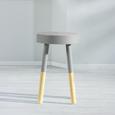 Hocker Frenzy - Grau/Kieferfarben, Holz (30/48/30cm) - Bessagi Home Hocker Frenzy - Grau/Kieferfarben, Holz (30/48/30cm) - Bessagi Home