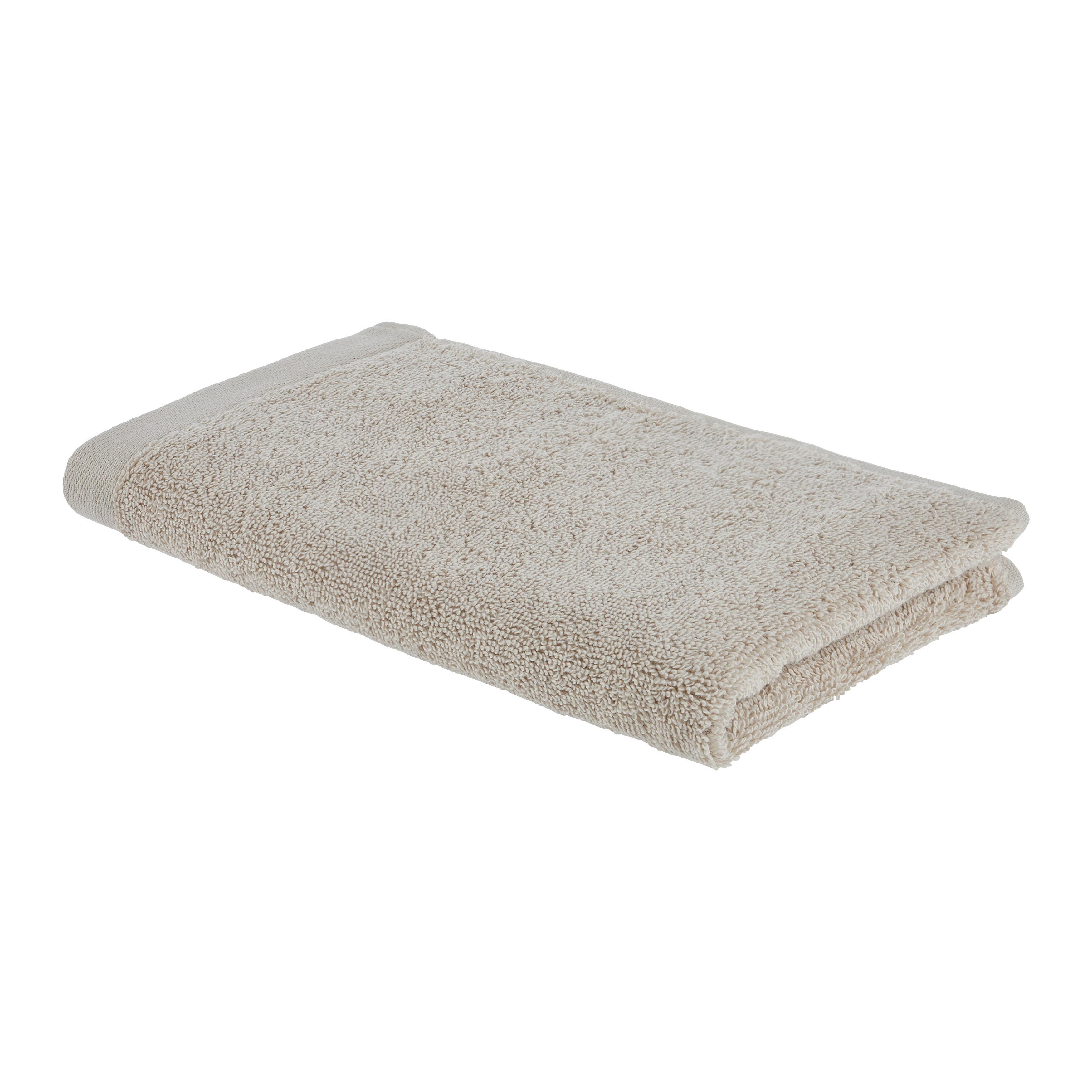 Gästetuch Bio-Elsa Beige ca. 30x50cm - Beige, Natur, Textil (30/50cm) - ecoTree