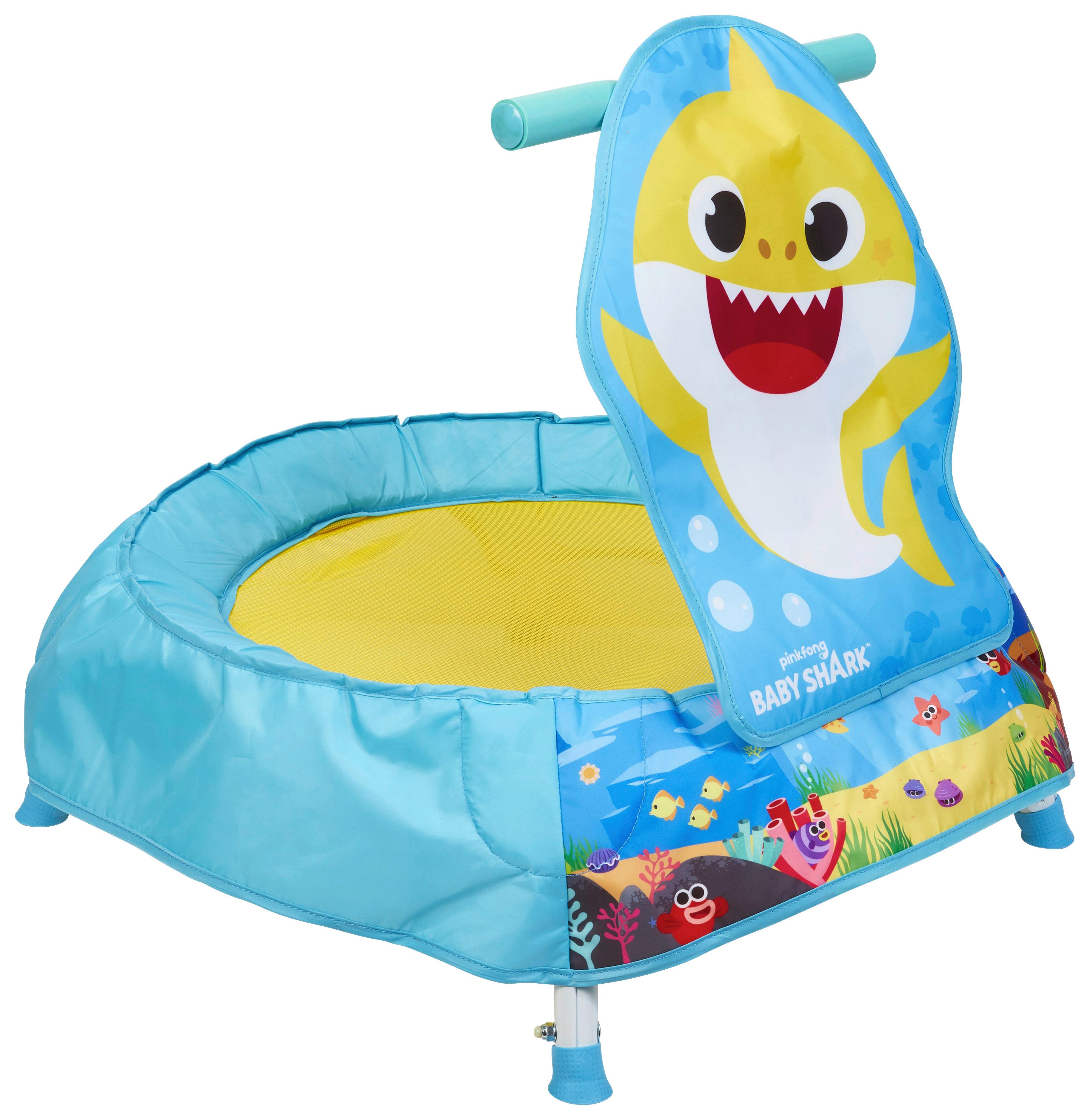 TRAMPOLINA BABY SHARK TRAMPOLIN - różnokolorowy, Konventionell, metal/tkanina (58/56/60cm)