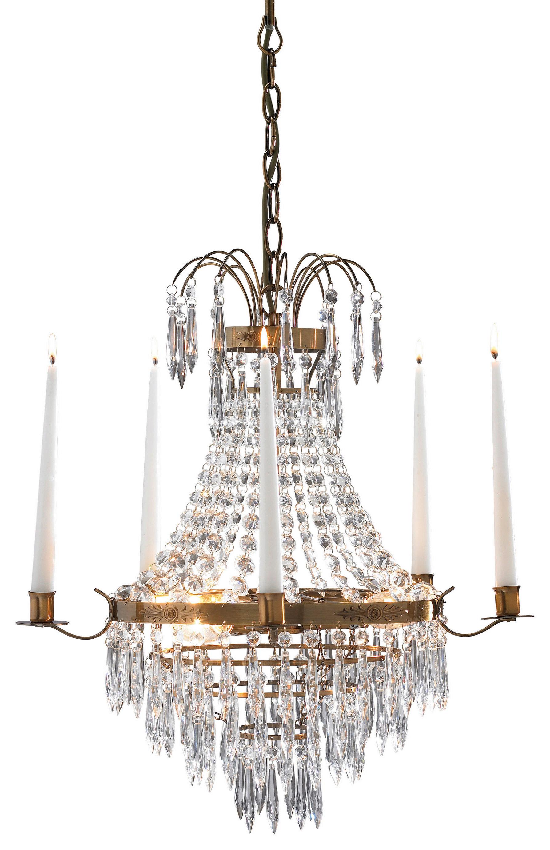 Kronleuchter Krageholm max. 40 Watt - Transparent, Basics (50/50/52cm) - Markslöjd