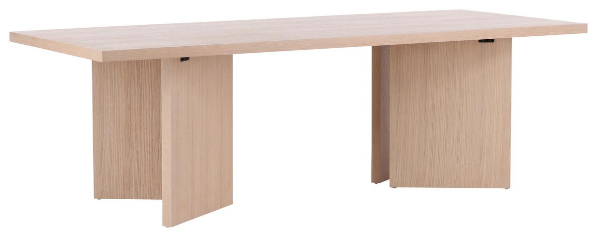 Esstisch Bassholmen ca. 240x100x74 cm Beige - Beige, Design, Holz/Holzwerkstoff (240/100/74cm) - Livetastic