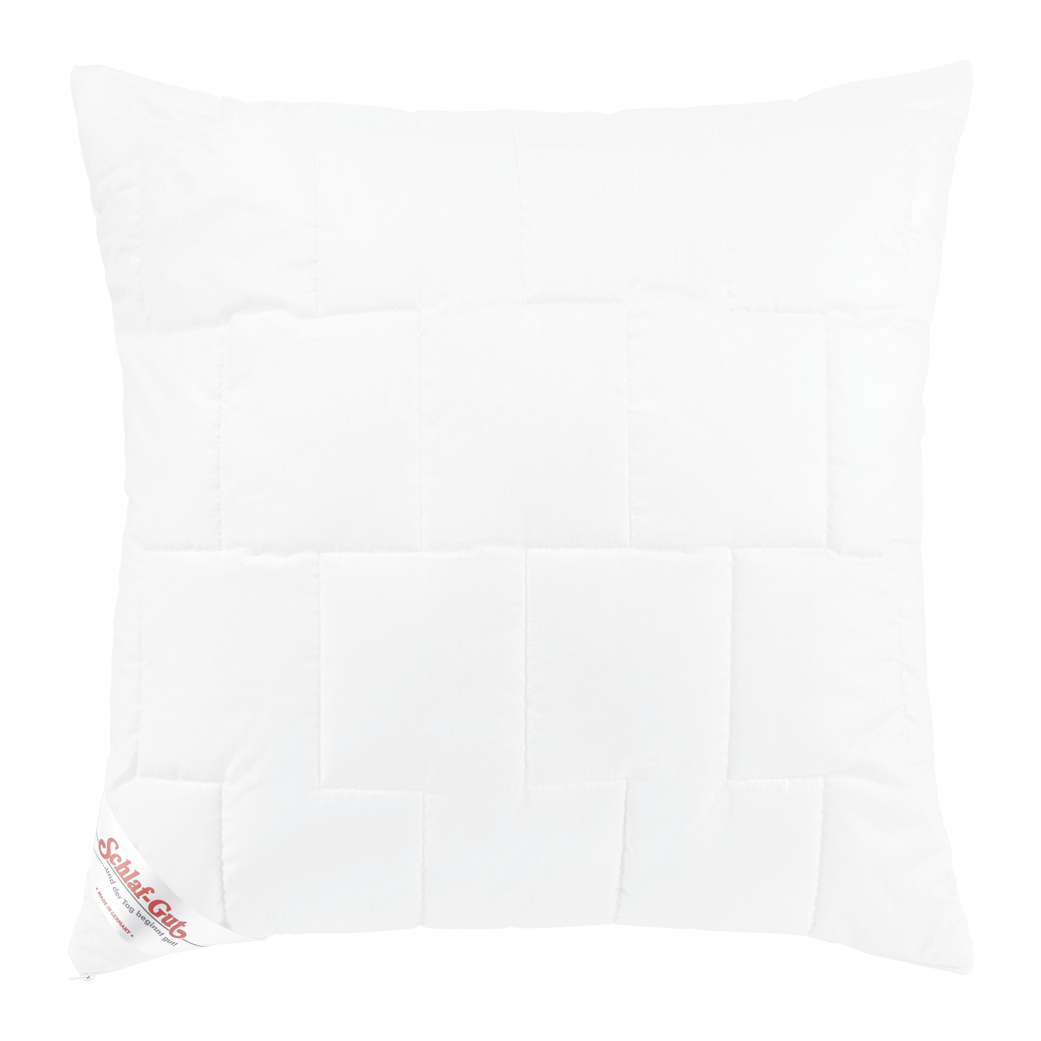 Kopfkissen Schlaf Gut Utah ca. 80x80cm - Weiß, KONVENTIONELL, Textil (80/80cm) - FAN