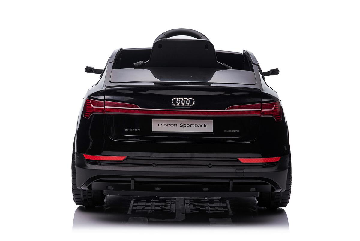 Elektro-Kinderauto Audi E-Tron Sportback Schwarz - Schwarz, KONVENTIONELL, Kunststoff (108/60/47cm)