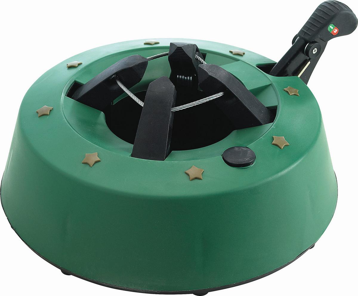 STOJAK CHOINKOWY S200 - zielony, Basics, tworzywo sztuczne (32,5cm) - X-Mas