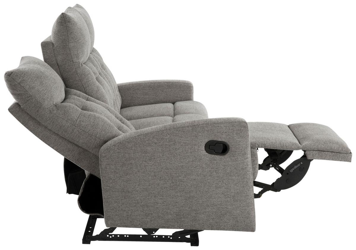 Trosjed Sa Relaks Funkcijama Valencia - taupe, Moderno, drvo/metal (182/103/91cm) - Mömax