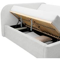 Tapecirani Krevet Bilbao Storage - crna/krem, Design, drvo/tekstil (180/200cm) - Based