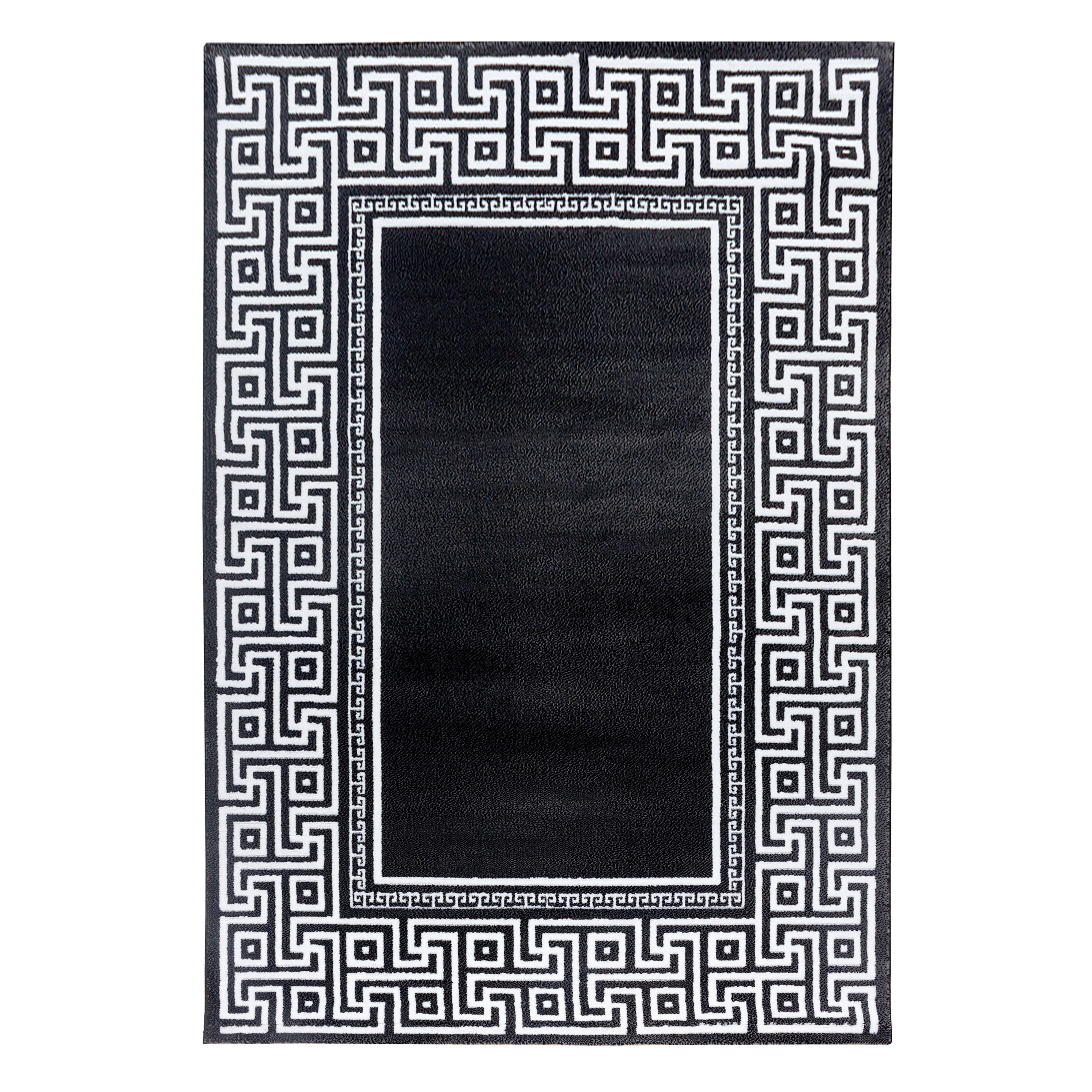 Ravno Tkana Preproga Parma, Črna, 240x340cm - črna, Design, tekstil (240/340cm) - Novel