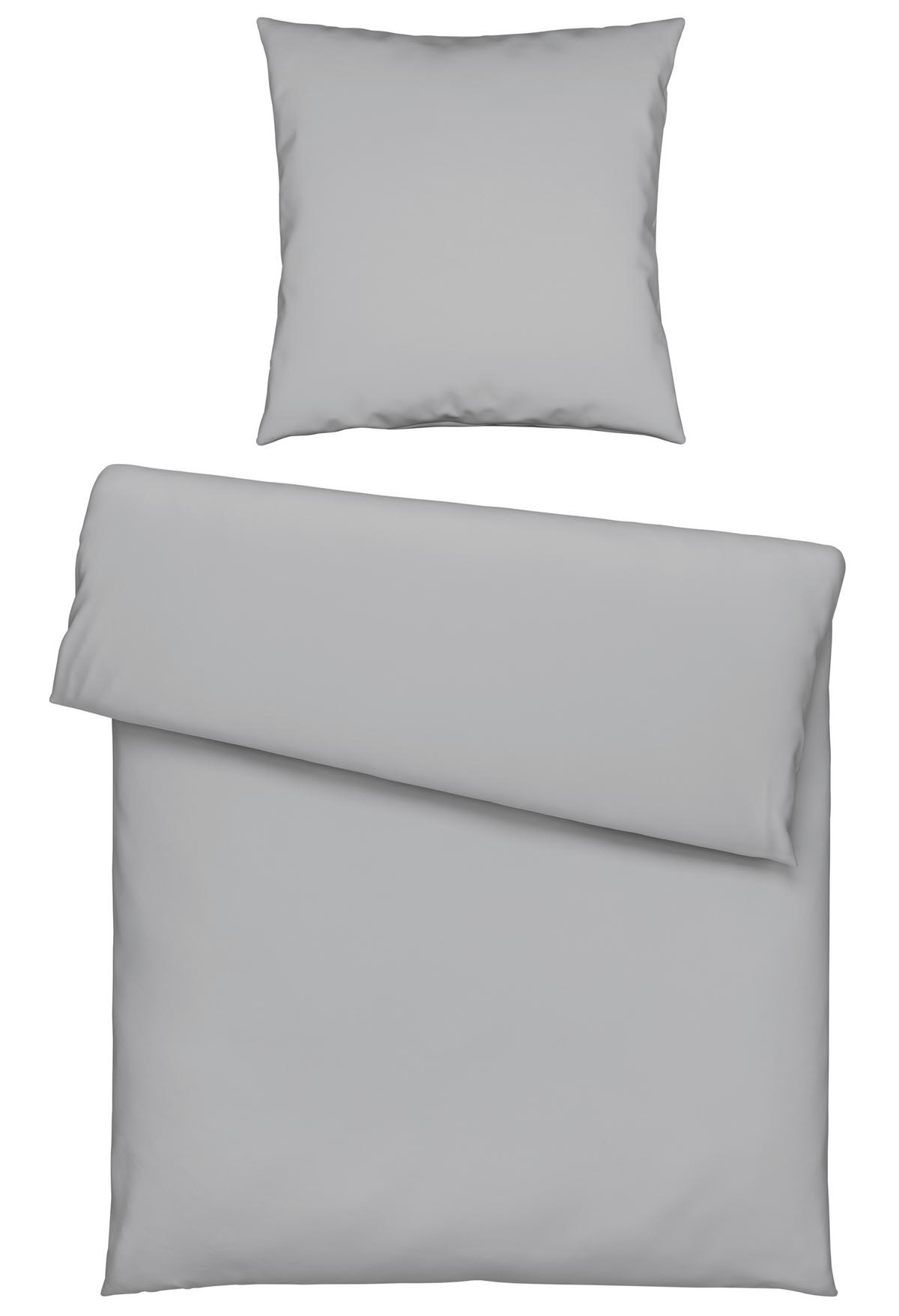 POŚCIEL TRIGAZA - kolor srebrny, Konventionell, tkanina (155/220cm) - Bio:Vio