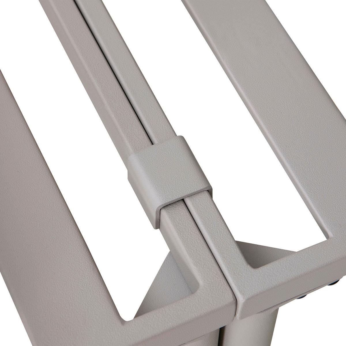 Doppelliege Tagesbett Porto Grau/Naturfarben - Naturfarben/Grau, Basics, Holz/Kunststoff (142/82/128cm) - Modante