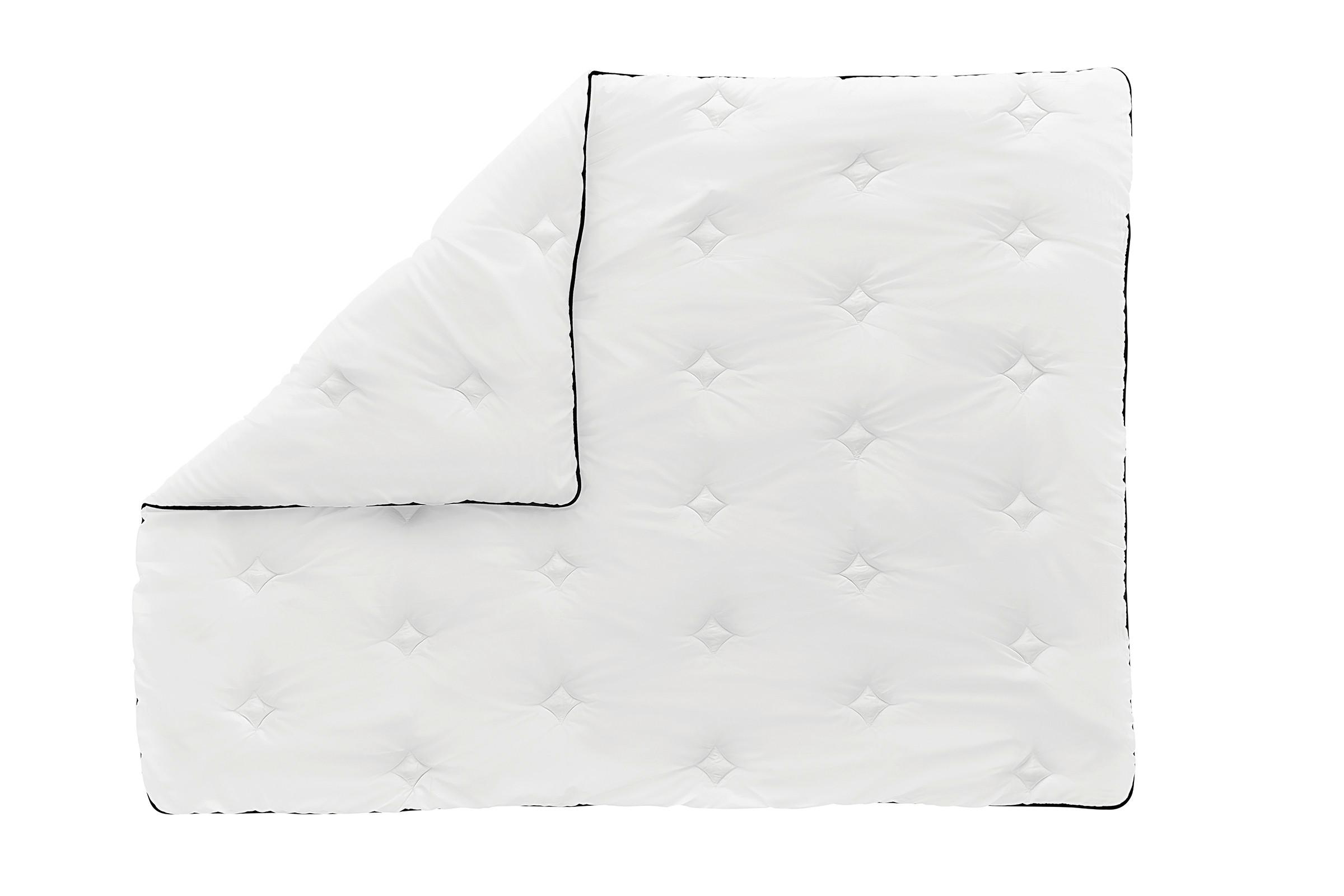 Ganzjahresdecke Dacron Light ca. 200x200x3 cm Weiß - Weiß, Basics, Textil (200/200/3cm) - Yatas