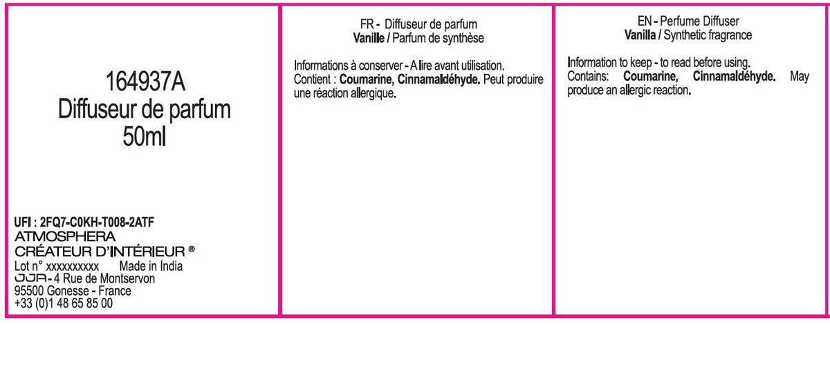 Difuzor Haly 50ml - bijela, Basics, staklo (8/2,7/9cm)