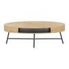 SOFFBORD EMILIA - svart/ekfärgad, Modern, metall (120/60/40cm) - Bessagi Home