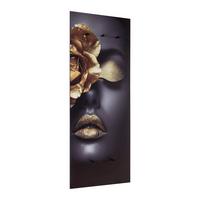 Wandgarderobe Kalea Gold Multicolor - Multicolor, MODERN, Holzwerkstoff/Kunststoff (50/125/4cm) - Mömax