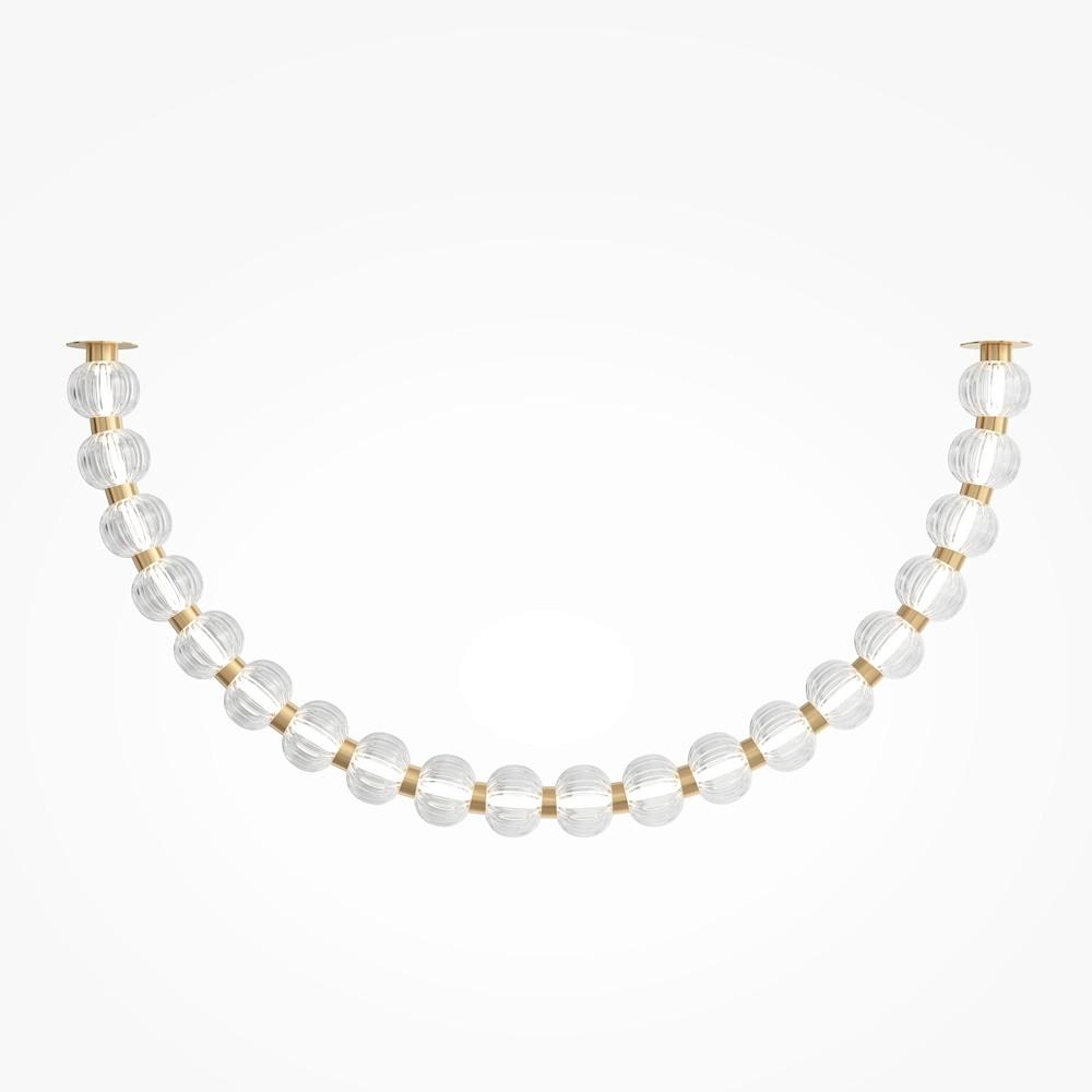 Deckenleuchte Amulet Goldfarben max. 36 Watt - Goldfarben, Modern, Metall (150/9/63,6cm) - MAYTONI