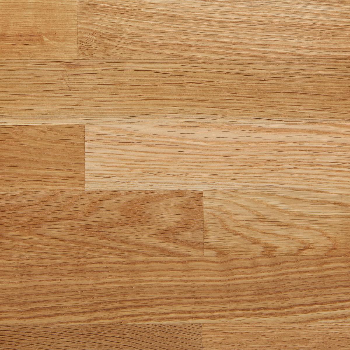 Sitzbank Kayla Echtholz Eiche Massiv - Eichefarben/Schwarz, MODERN, Holz/Metall (175/46/45cm) - Bessagi Home