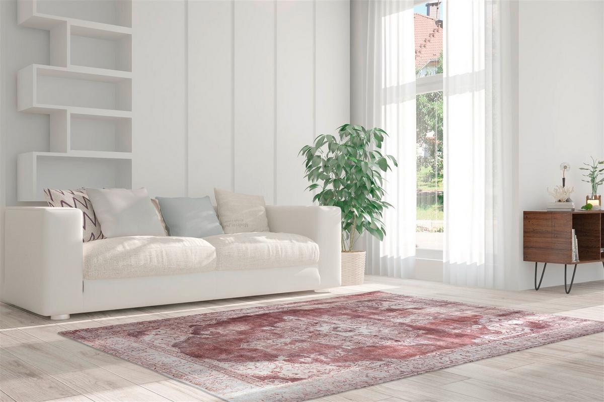 FLACHWEBETEPPICH VINTAGE 8400 ELFENBEIN - Creme, Konventionell, Textil (200/290cm) - Kayoom