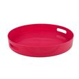 Tablett Malia Verschiedene Farben - Türkis/Pink, LIFESTYLE, Kunststoff (40,5/6cm) - MODERN LIVING