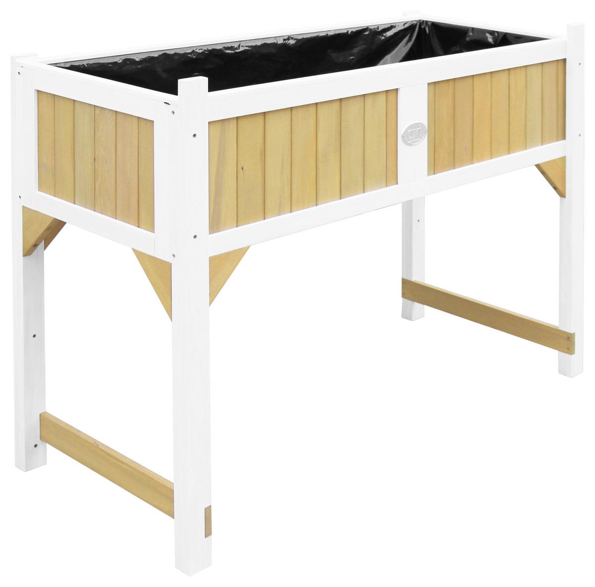 WYSOKA GRZĄDKA AXI HOCHBEET - czarny/biały, Konventionell, drewno (54/94/120cm)