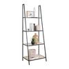 HYLLA JORIS -EXKLUSIV- - svart/naturfärgad, Modern, metall/trämaterial (60/170/42cm) - Mömax