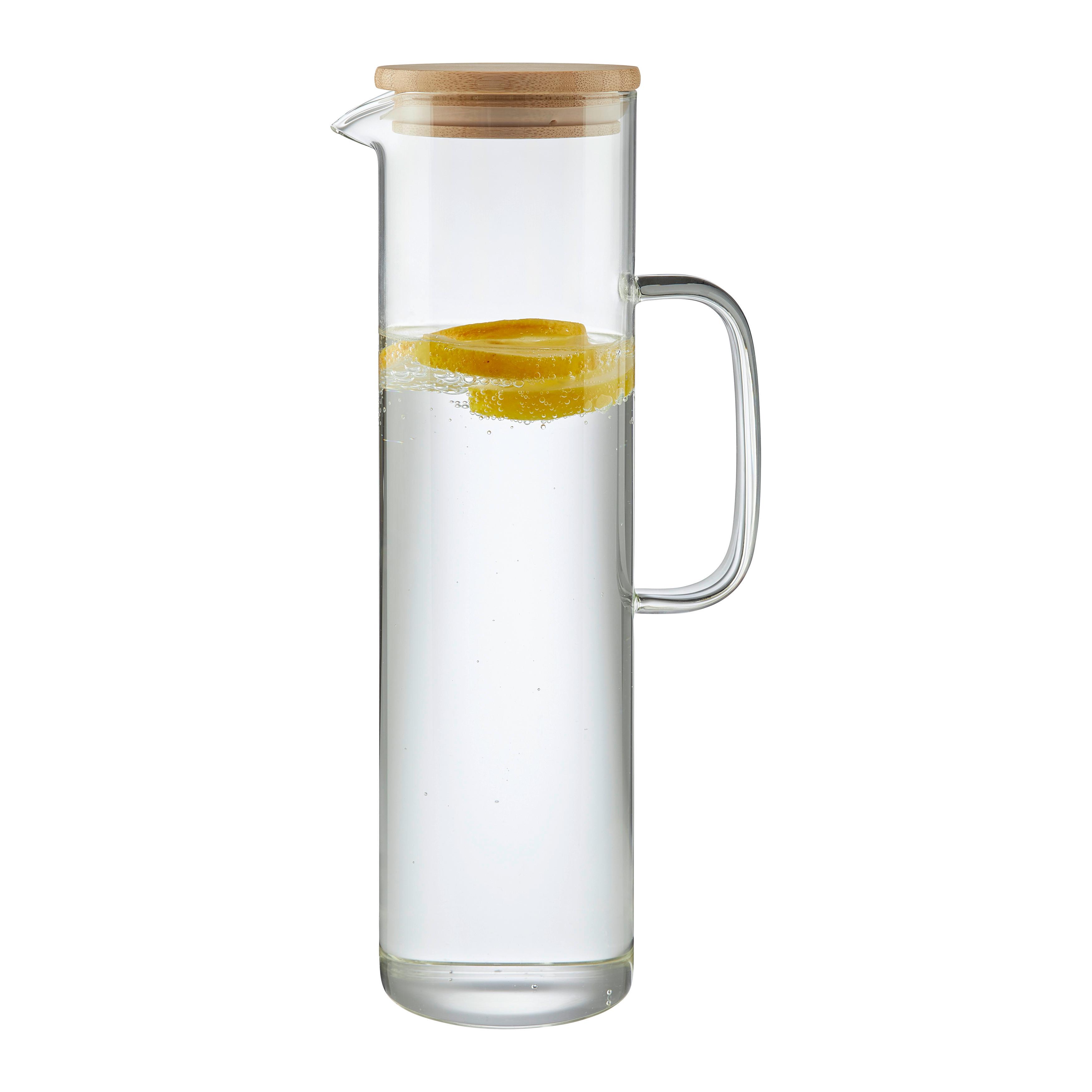 BRINGARE KIKI - 1,2L - klar/naturfärgad, Modern, trä/glas (8,4/29cm) - Mömax