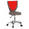 Jugenddrehstuhl Kiddy Comfort ca.41x94x41cm Grau,Rot - Rot/Silberfarben, MODERN, Kunststoff/Textil (41/94/41cm) - MID.YOU