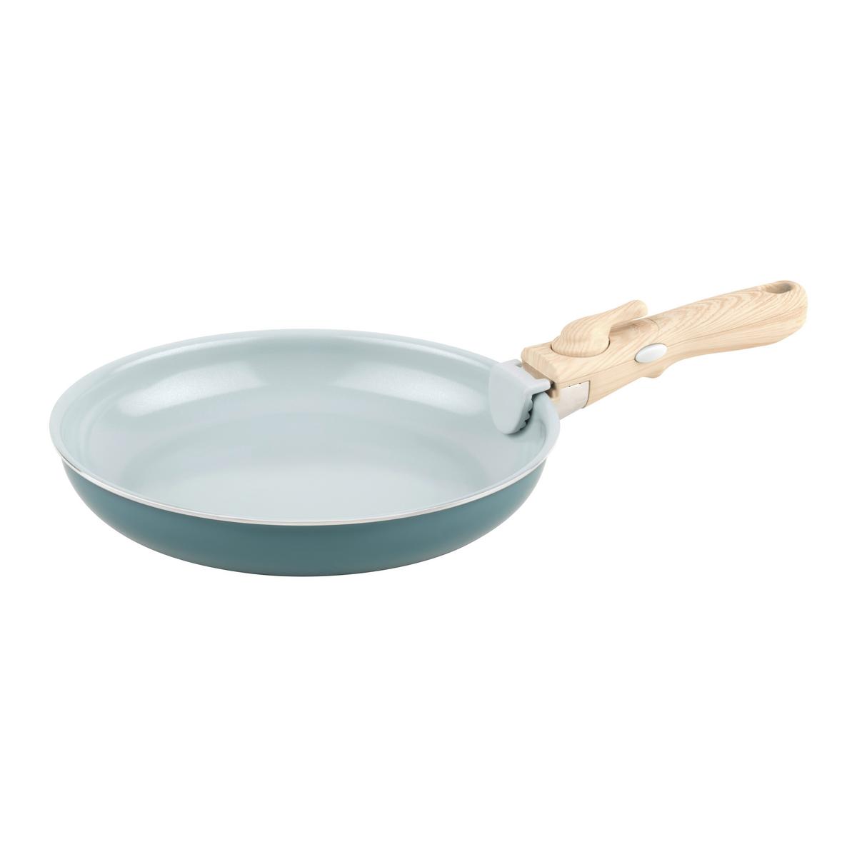 Tigaie pentru prăjit Click&Cook, cca. 24cm - verde, Konventionell, metal (24/4,5cm) - Mömax