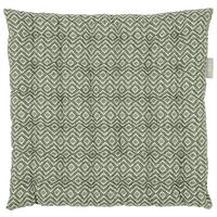 Sitzkissen Dobby Grün ca. 38x38cm - Grün, Textil (38/38/4cm) - Mömax