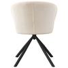 STOL JANA -BASED- - beige/svart, Lifestyle, metall/textil (55/81,5/58cm) - Based