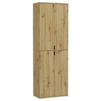 Dulap Cu Uși Rotative Projekt X - stejar Artisan, Konventionell, material pe bază de lemn (61/193/34cm) - Modern Living