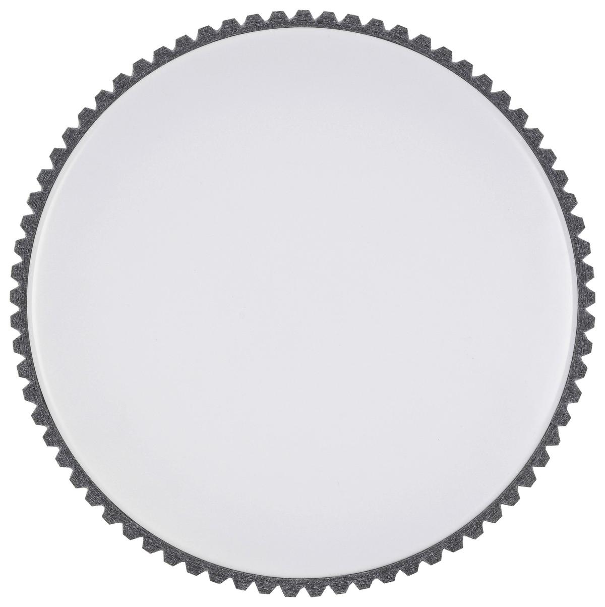 Led Plafonjera Filzi - siva/bela, Moderno, metal/tekstil (30/8,5cm) - Mömax