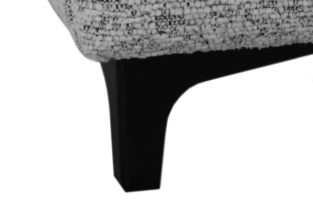 Kutna Garnitura Santorini - siva/crna, Moderno, tekstil (291/87/193cm) - Premium Living