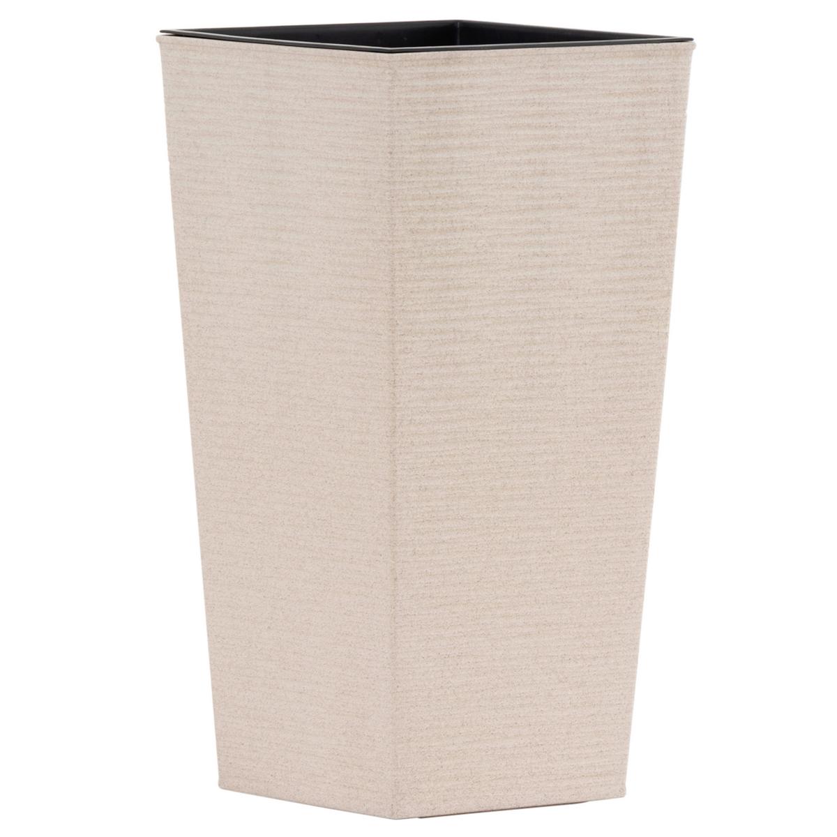 Übertopf-Set Creme, 2-teilig - Creme, Basics, Kunststoff (30/57/30cm) - Siena Garden