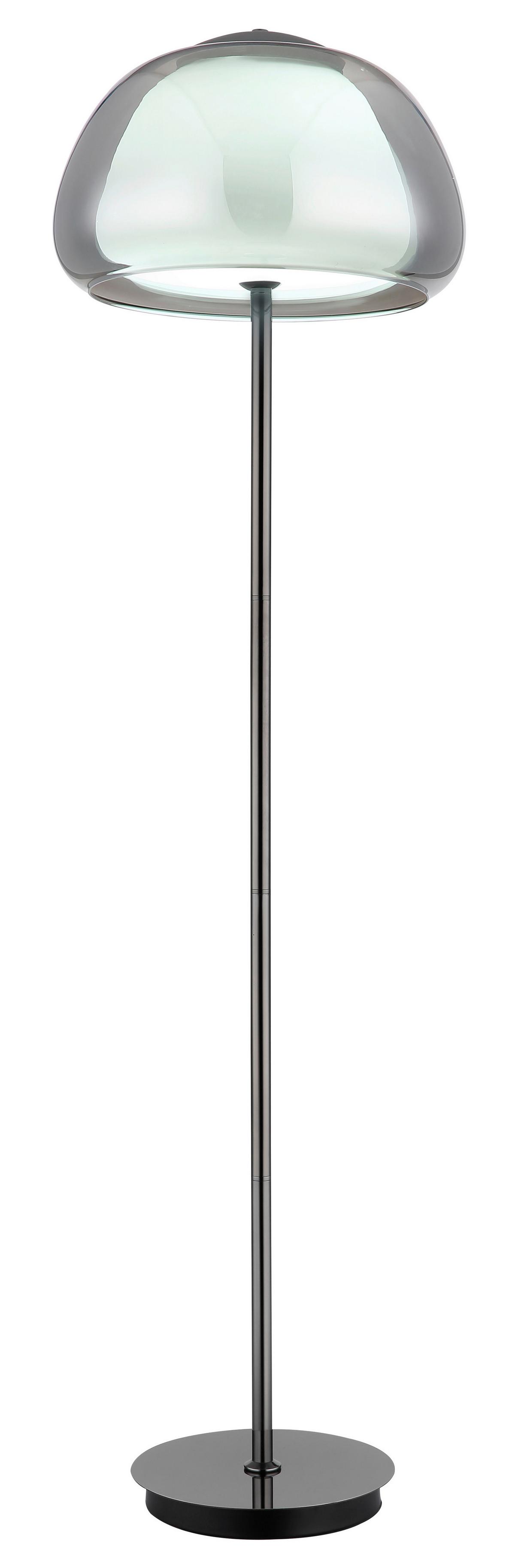 Led Podna Svjetiljka Avila - bijela/siva, Design, staklo/metal (38/150cm) - Globo