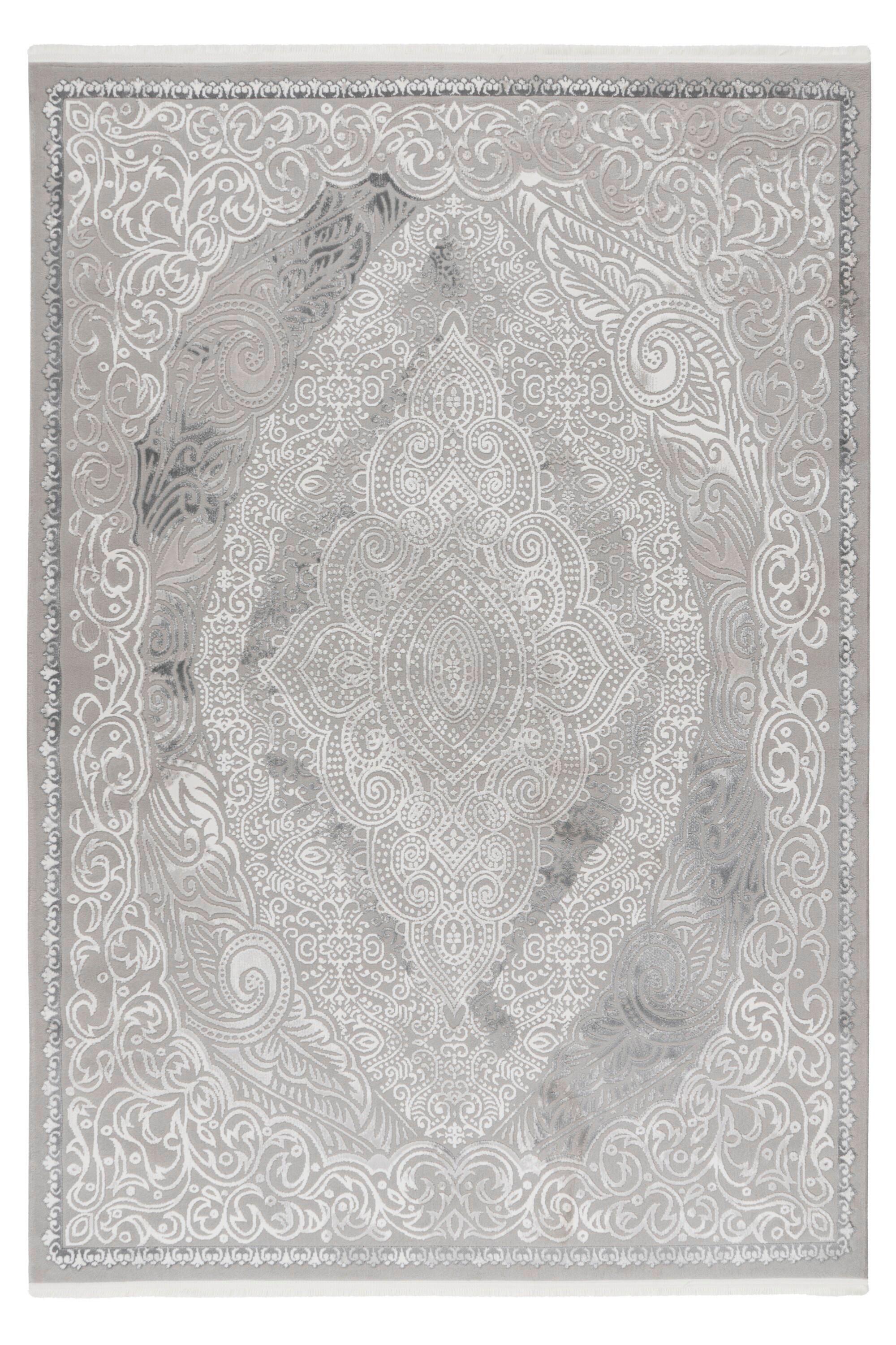 Läufer Stage 425 Silber 80x150 - Silberfarben, Basics, Textil (80/150cm) - Kayoom