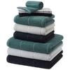 HANDDUK ANNA - svart, textil (50/100cm) - Modern Living