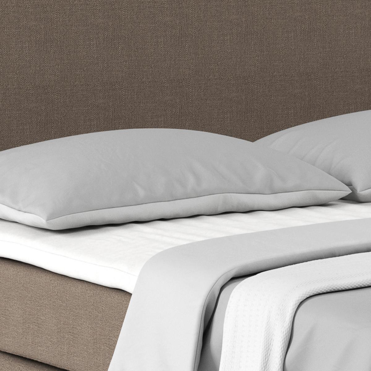 Boxspring Krevet Nero - boje blata/boje kroma, Konvencionalno, tekstil/metal (160/200cm) - Best Price
