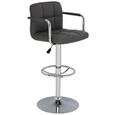 Barski Stol Tibor - siva/krom, Moderno, kovina/tekstil (51/92-113/51cm) - Modern Living Barski Stol Tibor - siva/krom, Moderno, kovina/tekstil (51/92-113/51cm) - Modern Living