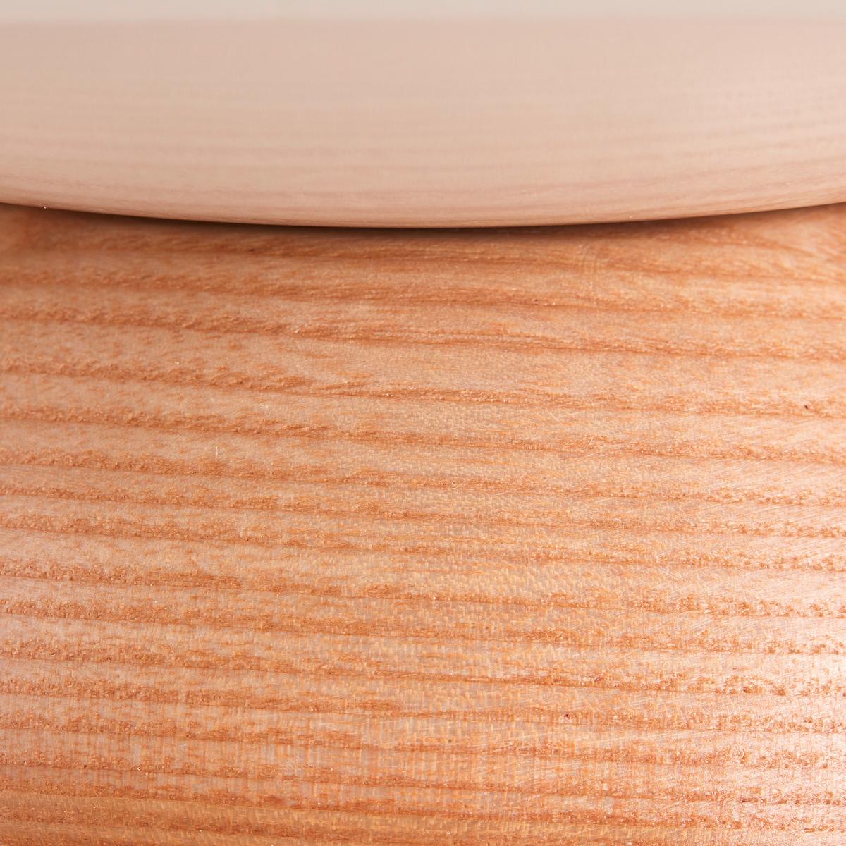 Deckenleuchte Nalam Hellgrau/Hellbraun max. 40Watt - Hellbraun/Hellgrau, Design, Holz/Metall (35/31cm) - Brilliant