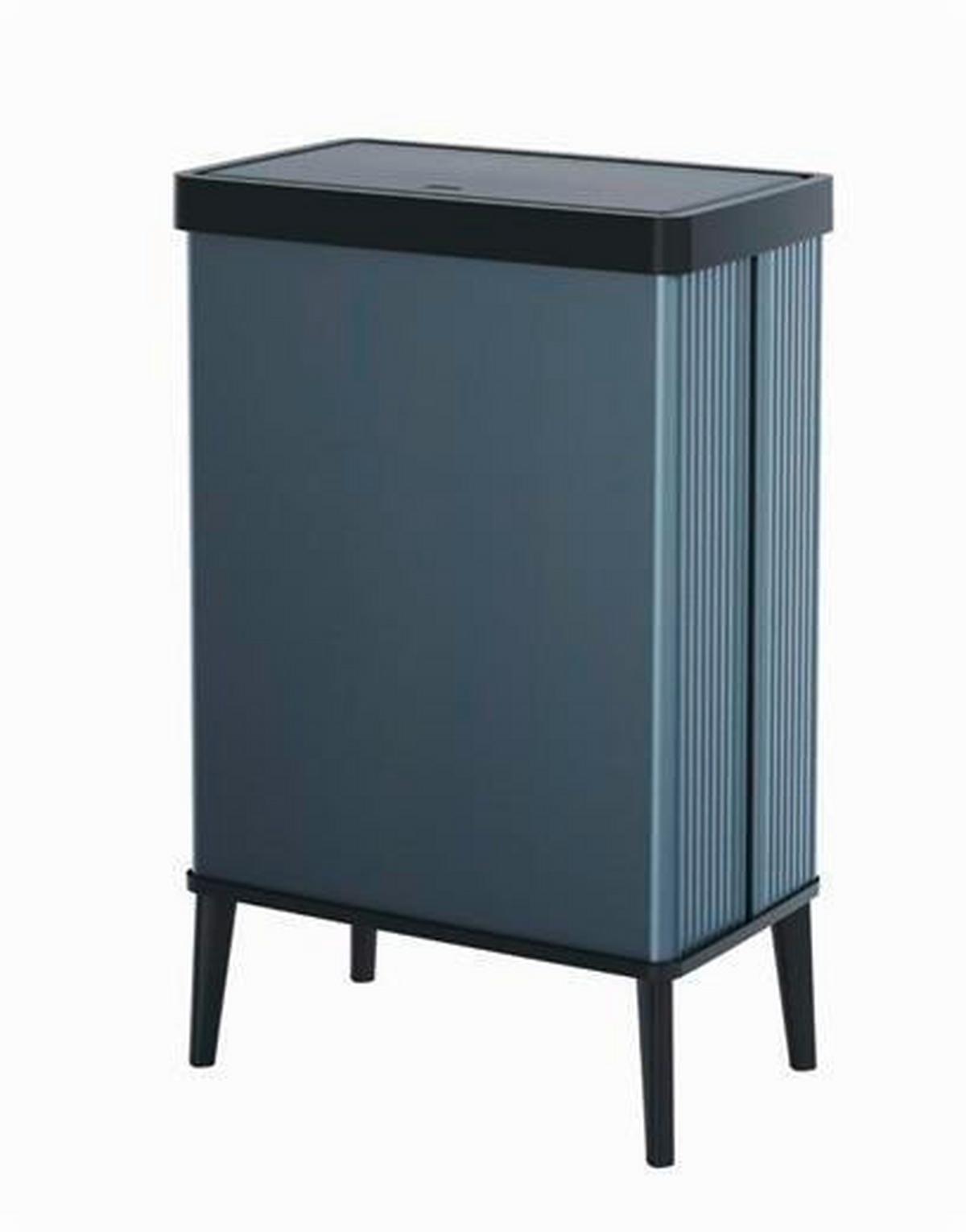 Szemetes Verto - fekete/kék, műanyag (26,5/68,7/43,5cm)