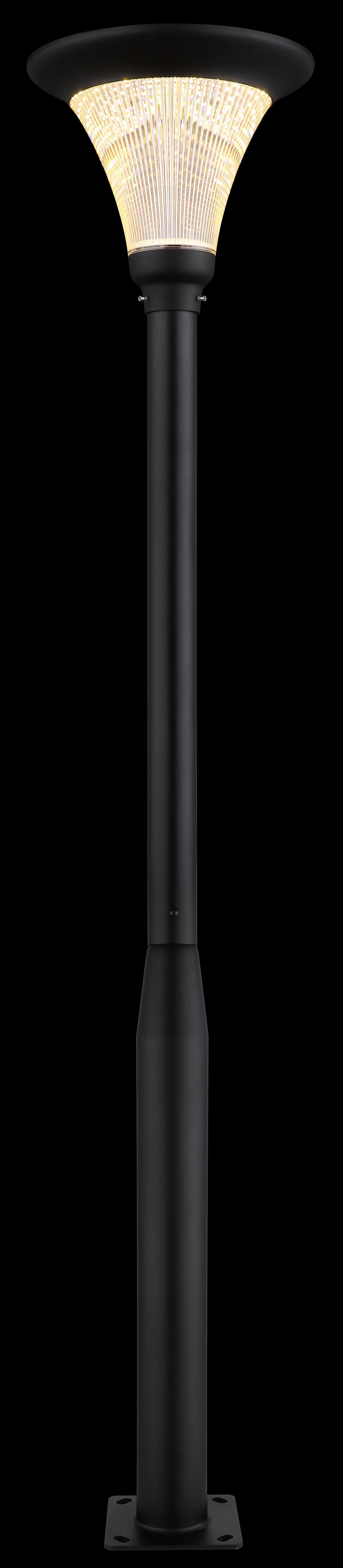 Solarleuchte 36911  Solar - Klar/Schwarz, Design, Glas/Kunststoff (42,5/336cm) - Globo