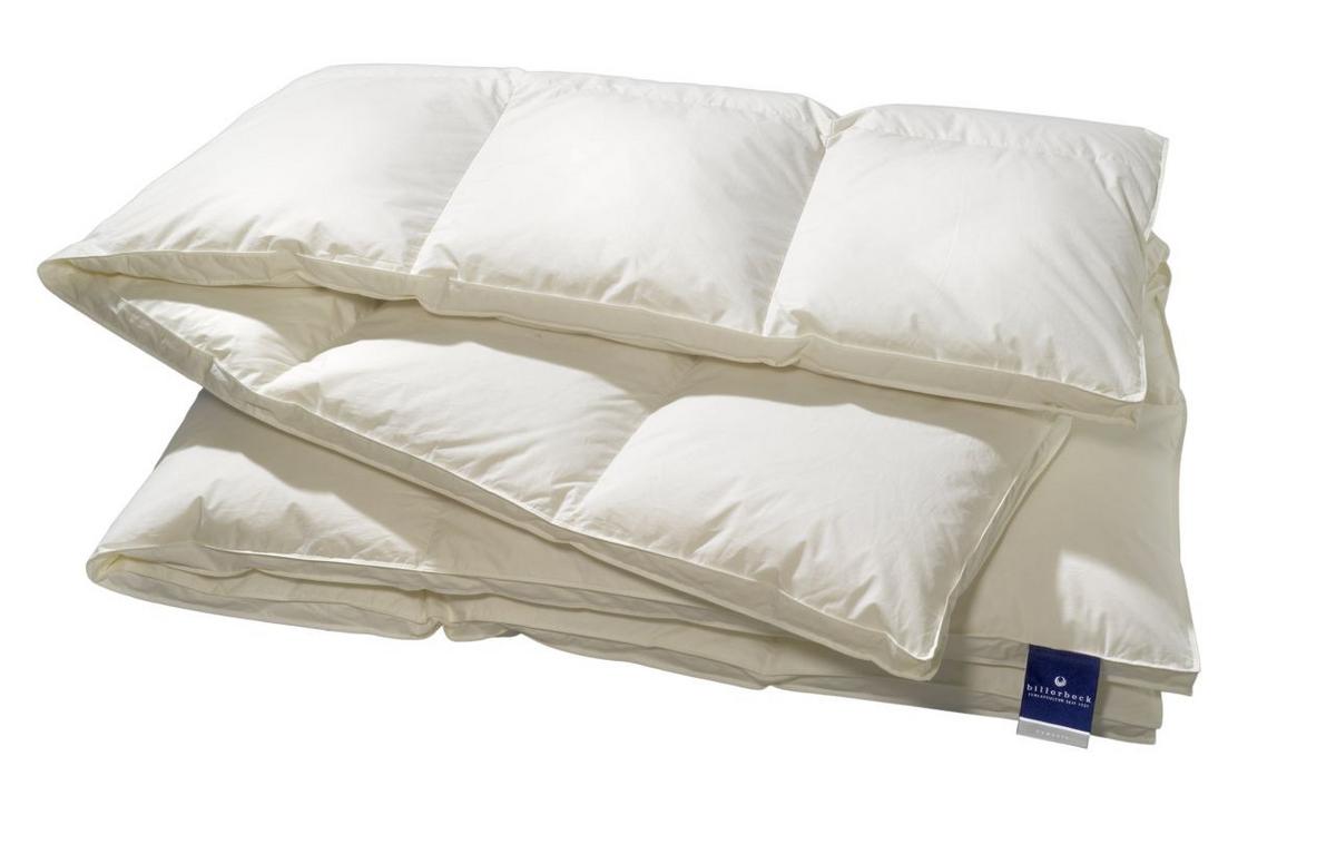 KOŁDRA ZIMOWA NENA KASSETTE 2 - biały, Basics, tkanina (155/220cm) - Billerbeck