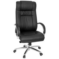 Pisarniški Stol Xxl G 600, Črna - srebrne barve/črna, Basics, kovina/umetna masa (60/131/49cm) - MID.YOU