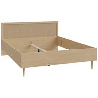 Krevet Callaseta - boje hrasta, Natur, drvni materijal (160/200cm) - Zandiara