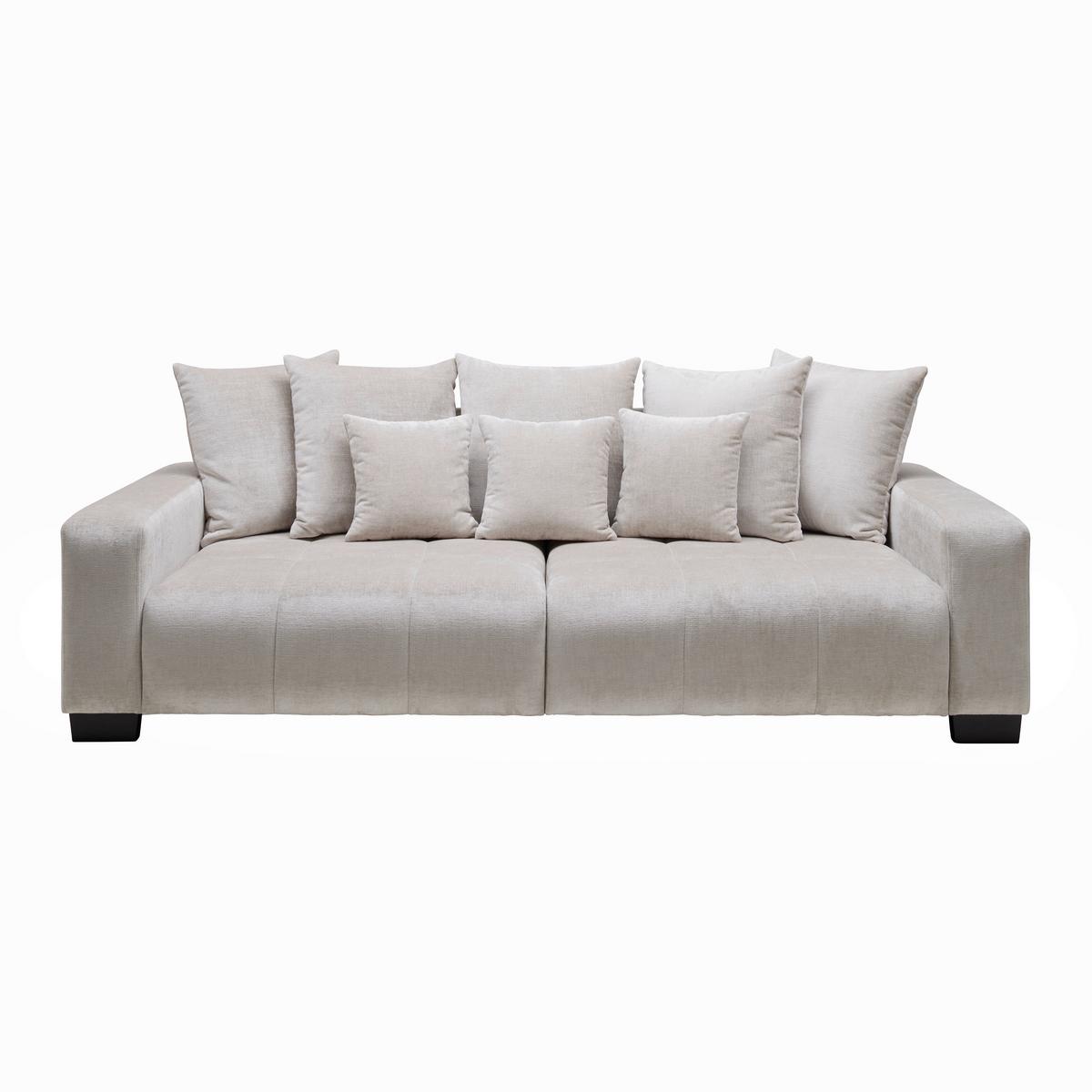 Mega Sofa Matteo - bež/crna, Moderno, drvo (246/93/124cm) - Mömax