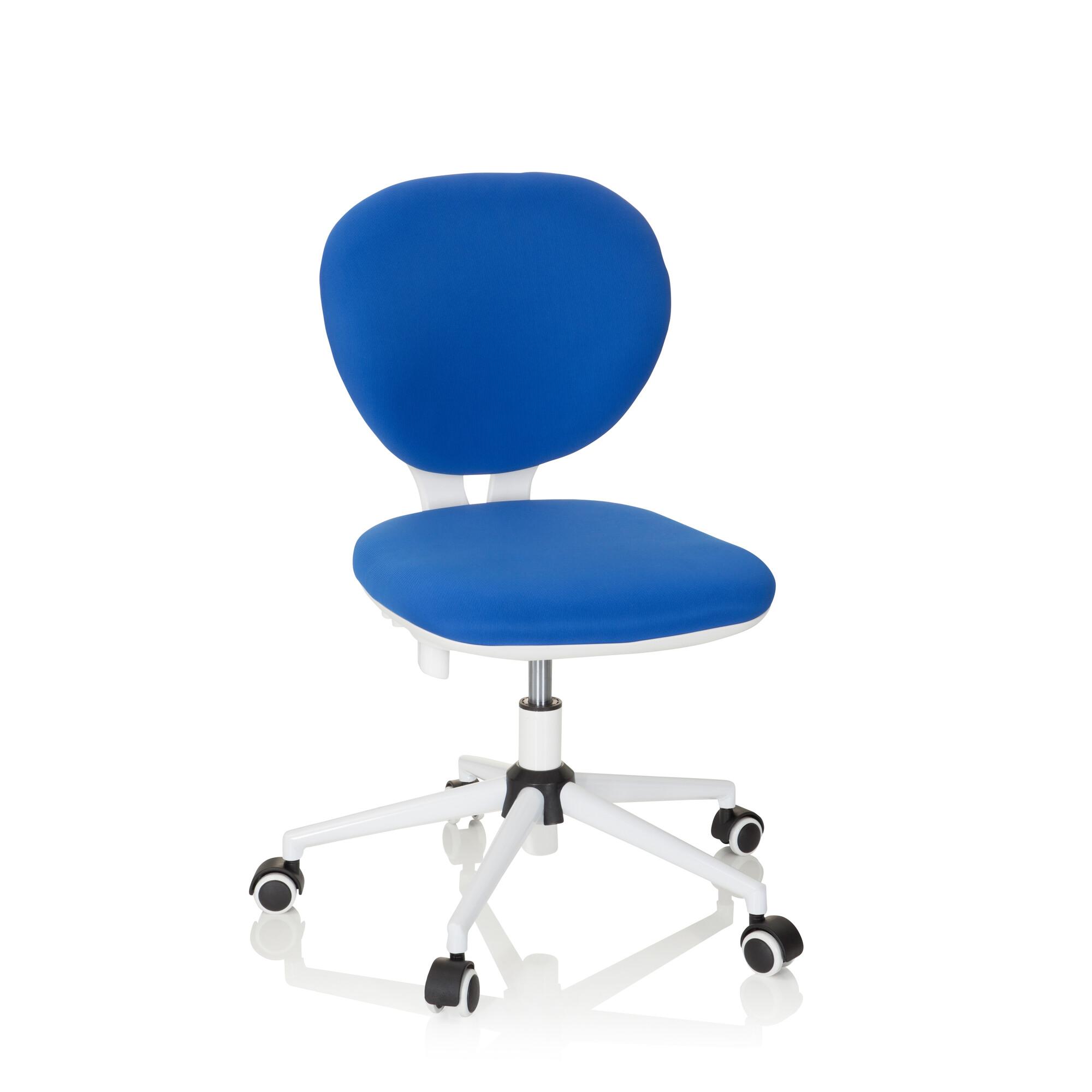 Jugenddrehstuhl Kid Vivo Stoff Blau/Weiß - Blau, Basics, Kunststoff (43/82-95/56cm) - MID.YOU
