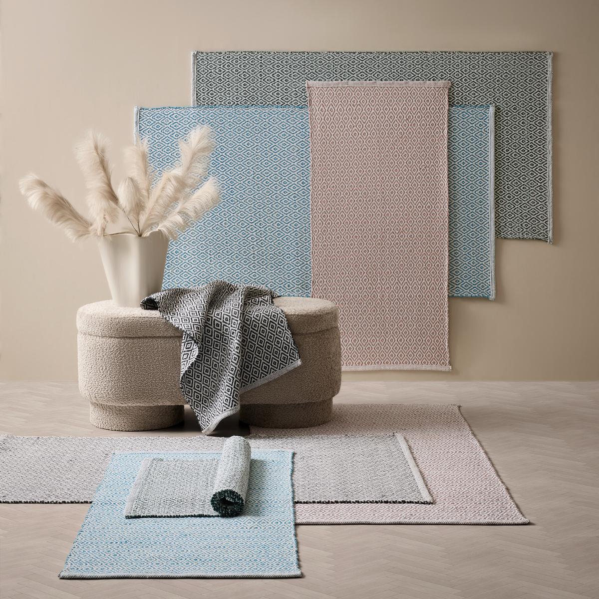 Kézi Szövégsű Szőnyeg Carola 60/120 - rózsaszín, Basics, textil (60/120cm) - Modern Living