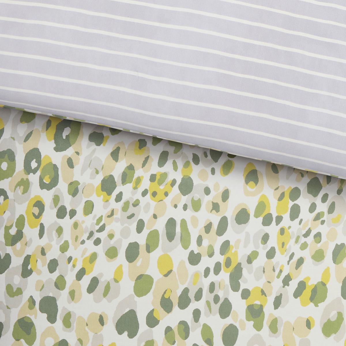 Bettwäsche s´Oliver in Grau/Grün ca. 135x200cm - Olivgrün/Grau, MODERN, Textil (135/200cm) - S. Oliver