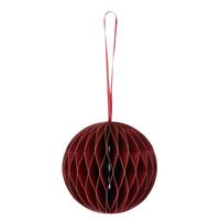 Dekorativni Obesek Papierhänger I - temno rdeča, Basics, papir (10/10/10cm) - Mömax