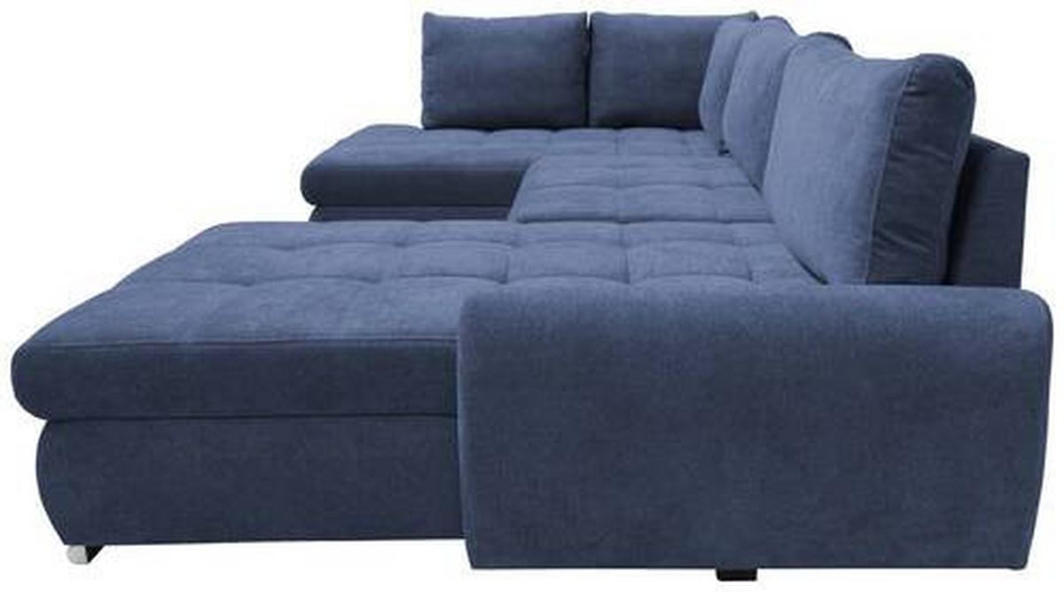 Coltar CANION - albastru închis, Design, textil (173/322/174cm) - Modern Living
